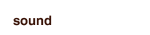 sound